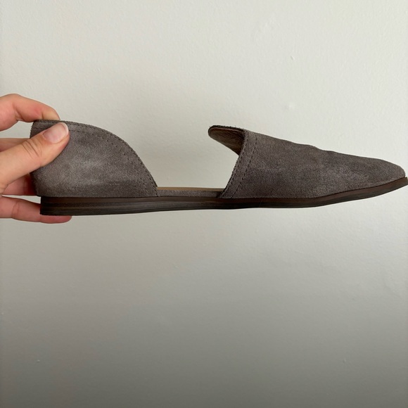 LUCKY BRAND - SUEDE GREY FLATS - Picture 7 of 11